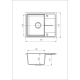 Кухонна мийка Romzha Cerand Teracota (701)