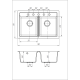 Кухонна мийка Romzha Valuri 78-2D Seda (601)