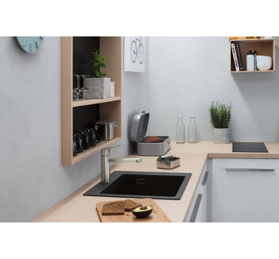 Кухонная мойка Hansgrohe S510-F450 560х510 Graphiteblack (43312170)