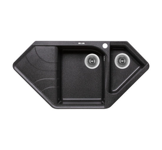 Кухонная мойка с дополнительной чашей Lidz 1000x500/225 GRF-13 (LIDZGRF131000500225)