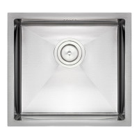 Кухонна мийка Qtap D4843 2.7/1.0 мм Satin (QTD484310)