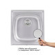 Кухонная раковина Qtap 5047 0,8 мм Micro Decor (QT5047MICDEC08)