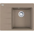 Кухонна мийка Franke Centro CNG 611-62 TL (114.0630.452) гранітна - врізна - крило ліворуч - колір Мигдаль