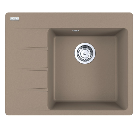 Кухонна мийка Franke Centro CNG 611-62 TL (114.0630.452) гранітна - врізна - крило ліворуч - колір Мигдаль