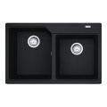 Кухонная мойка Franke Urban UBG 620-78 (114.0574.971) гранитная - врезная - цвет Оникс - (пластиковый коландер в комлекте)