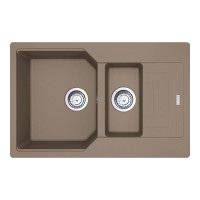 Кухонна мийка Franke Urban UBG 651-78 (114.0574.990) гранітна - врізна - оборотна - колір Мигдаль - (пластиковий коландер у комлекті)