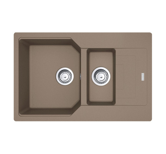 Кухонна мийка Franke Urban UBG 651-78 (114.0574.990) гранітна - врізна - оборотна - колір Мигдаль - (пластиковий коландер у комлекті)