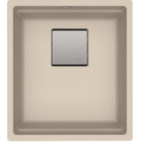 Кухонная мойка Franke KUBUS 2 KNG 110-37 (125.0517.101) гранитная - монтаж под столешницу - цвет Сахара - (коландер и коврик Rollmat в комплекте)