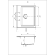 Кухонная мойка Romzha Patrat Teracota (701)