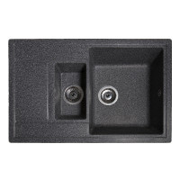 Кухонная мойка Romzha Jorum 78D Grafit (201)