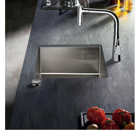 Кухонная мойка Hansgrohe S719-U450 под столешницу 500х450 сталь (43426800) Stainless Steel