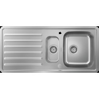 Кухонна мийка Hansgrohe S4113-F540 на стільницю 1075х505 з сифоном automatic (43339800) Stainless Steel