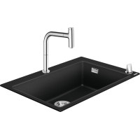 Кухонна мийка Hansgrohe C51-F660-07 Сombi 770x510 Select зі змішувачем Chrome (43218000)