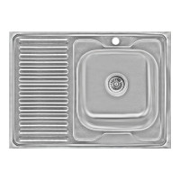 Кухонная мойка Lidz 6080-R 0,6 мм Decor (LIDZ6080RDEC06)