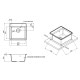 Кухонная раковина Qtap CS 5151 Coffee (QTCS5151COF)