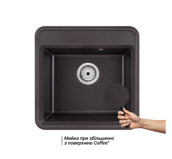 Кухонная раковина Qtap CS 5151 Coffee (QTCS5151COF)