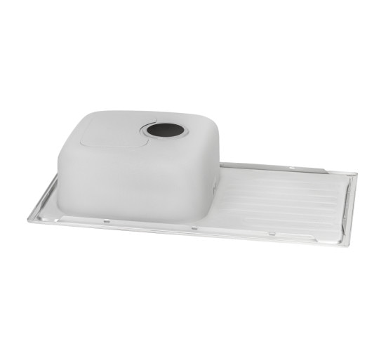 Кухонная мойка Qtap 7843 0,8 мм Satin (QT7843SAT08)