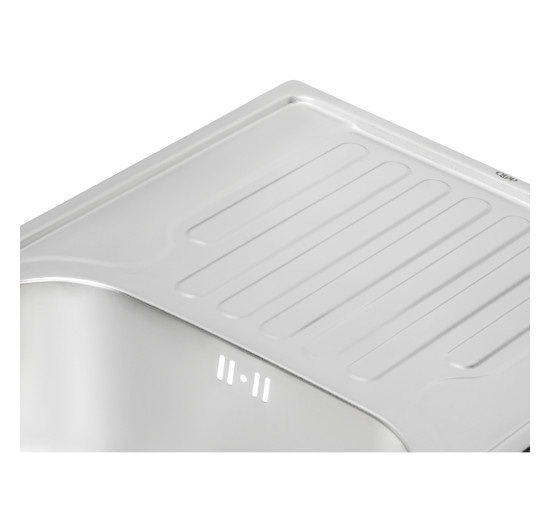 Кухонная мойка Qtap 7843 0,8 мм Satin (QT7843SAT08)