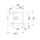 Кухонная мойка Franke Mythos MRK 611-62 (124.0380.344) керамическая - врезная - оборотная - цвет Серый матовый