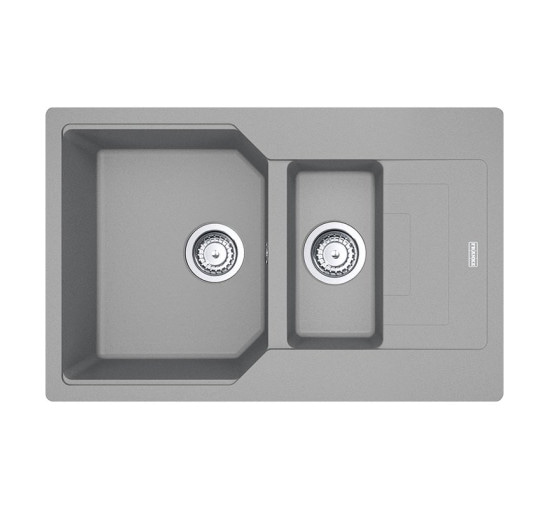 Кухонна мийка Franke Urban UBG 651-78 (114.0574.992) гранітна - врізна - оборотна - колір Сірий камінь - (пластиковий коландер у комлекті)