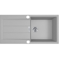 Кухонна мийка Franke Sirius 2.0 S2D 611-100 (143.0632.384) з тектонайта - врізна - оборотна - колір Сірий (2 отвори)