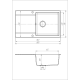 Кухонна мийка Romzha Jorum 86 Avena (501)