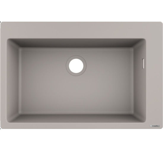 Кухонна мийка Hansgrohe S510-F660 770х510 Concretegrey (43313380)