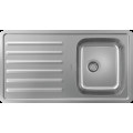 Кухонна мийка Hansgrohe S4111-F340 на стільницю 915х505 з сифоном (43340800) Stainless Steel