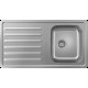 Кухонна мийка Hansgrohe S4111-F340 на стільницю 915х505 з сифоном (43340800) Stainless Steel