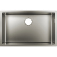 Кухонна мийка Hansgrohe S719-U660 під стільницю 710х450 сталь (43428800) Stainless Steel