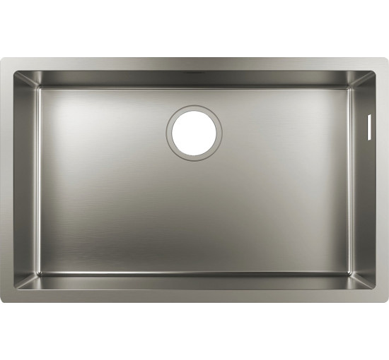 Кухонна мийка Hansgrohe S719-U660 під стільницю 710х450 сталь (43428800) Stainless Steel