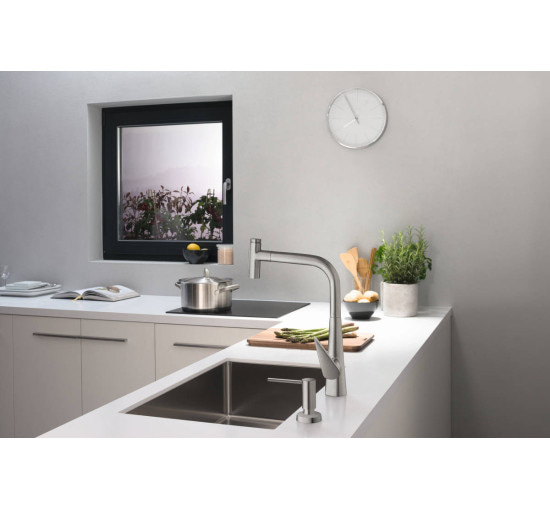 Кухонна мийка Hansgrohe S719-U660 під стільницю 710х450 сталь (43428800) Stainless Steel