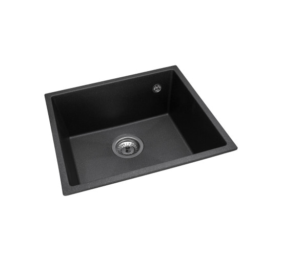 Кухонная мойка GRANADO Under top Black shine