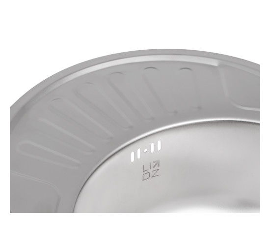 Кухонная мойка Lidz 5745 0,8 мм Satin (LIDZ5745SAT08)