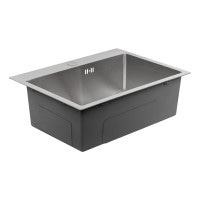 Кухонна мийка Qtap D5843 2.7/1.0 мм Satin (QTD584310)