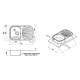 Кухонна мийка Qtap 7448 0,8 мм Micro Decor (QT7448MICDEC08)