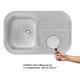 Кухонна мийка Qtap 7448 0,8 мм Micro Decor (QT7448MICDEC08)