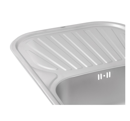 Кухонна мийка Qtap 7448 0,8 мм Micro Decor (QT7448MICDEC08)
