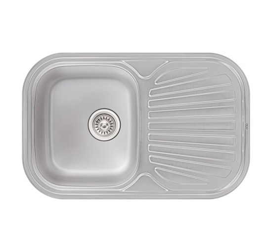 Кухонна мийка Qtap 7448 0,8 мм Micro Decor (QT7448MICDEC08)