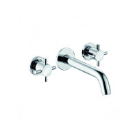 Смеситель для умывальника скрытого монтажа Kludi Bozz хром 23 см, без д / к (381460520)