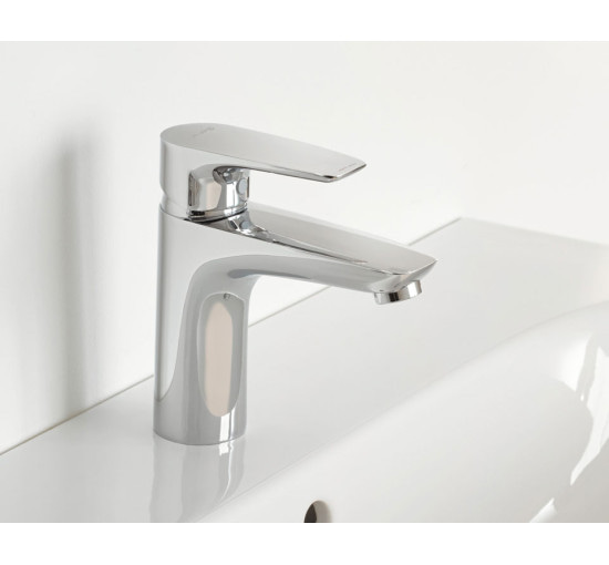 Смеситель для умывальника Kludi Pure Solid 100 хром, без д / к (342920575)
