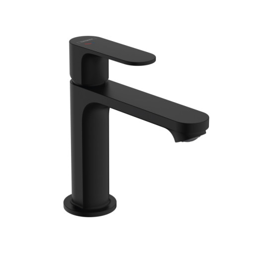 Смеситель Hansgrohe Rebris S 110 Coolstart для умывальника без д/к. Matt Black (72520670)