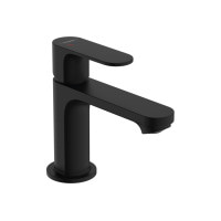 Смеситель Hansgrohe Rebris S 80 для умывальника с д/к pop-up. Matt Black (72513670)