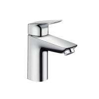 Смеситель Hansgrohe Logis 100 для умывальника LowFlow 3.5 л/мин со сливным гарнитуром (71104000)