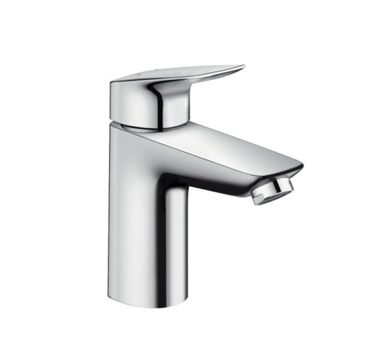 Смеситель Hansgrohe Logis 100 для умывальника LowFlow 3.5 л/мин со сливным гарнитуром (71104000)