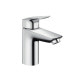Смеситель Hansgrohe Logis 100 для умывальника LowFlow 3.5 л/мин со сливным гарнитуром (71104000)