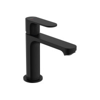 Смеситель Hansgrohe Rebris S 110 Coolstart EcoSmart+ для умывальника с д/у pop-up. Matt Black (72588670)