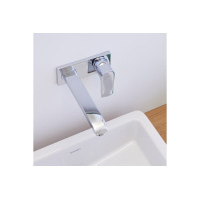 Смеситель Hansgrohe Mertis для раковины из стены: скрытый монтаж (225 мм) хромированный (31086000)