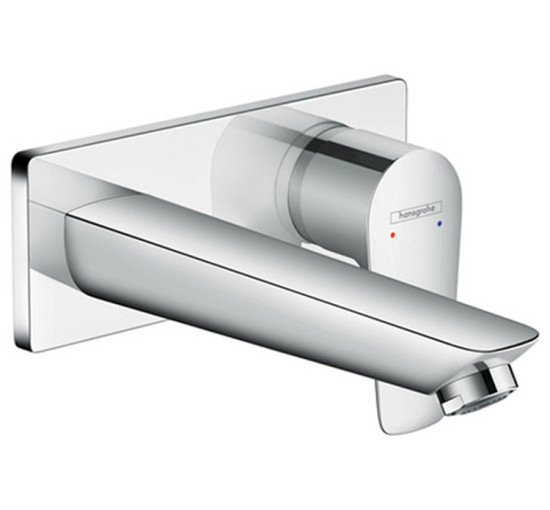 Смеситель Hansgrohe Talis E для раковины из стены: скрытый монтаж (165 мм) хромированный (71732000)