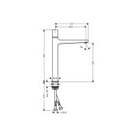 Смеситель Hansgrohe Metropol 260 Select для умывальника хромированный (32572000)